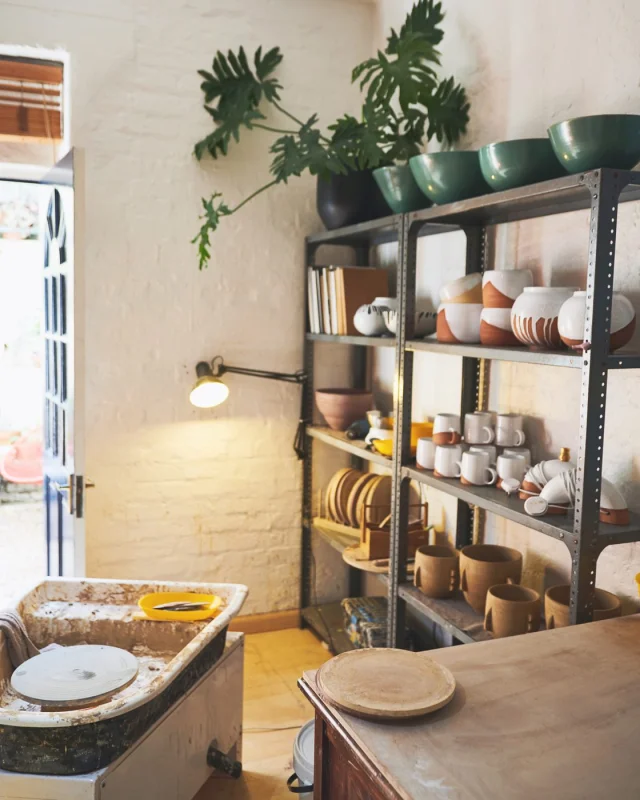 Independent shop interior with fixtures and stock